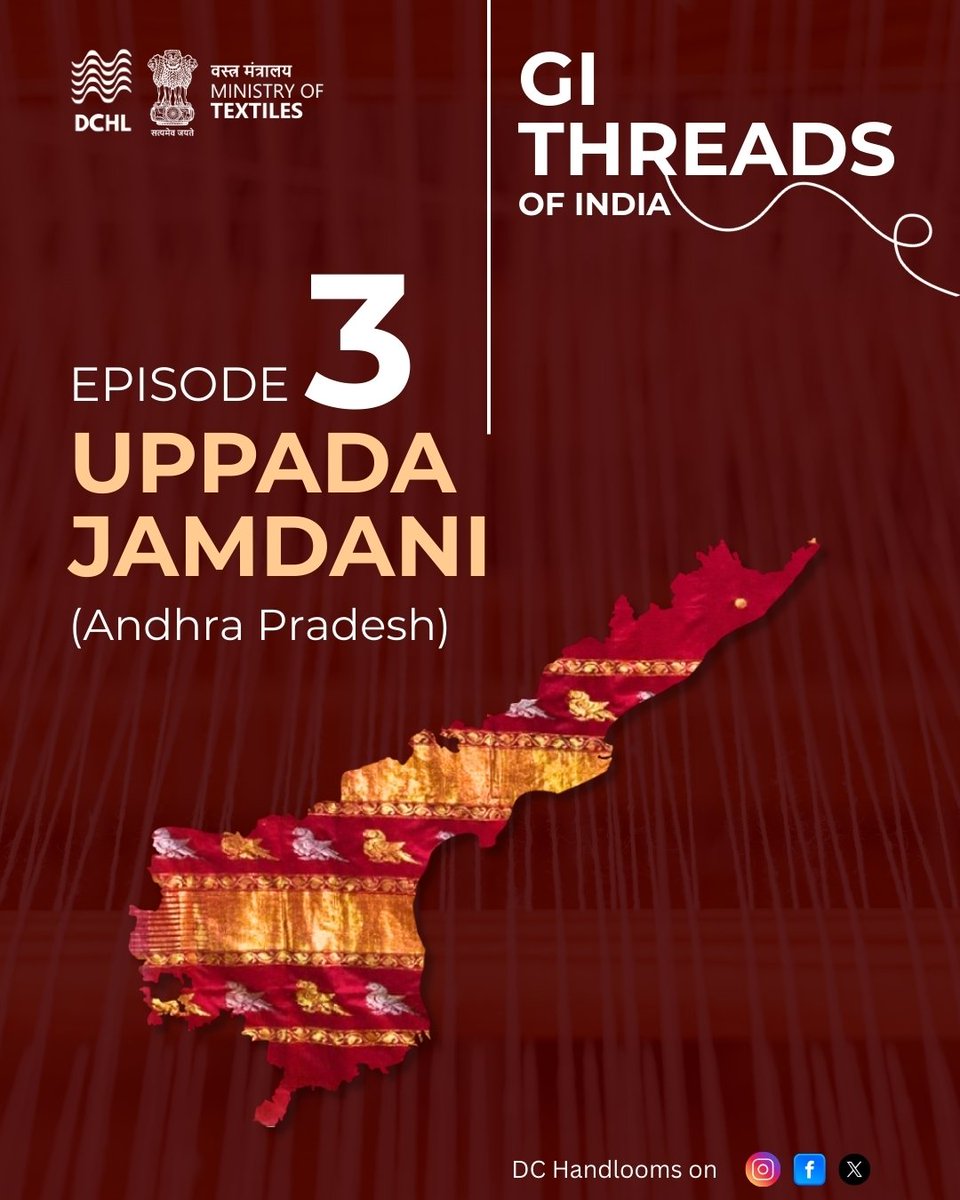 dchandlooms01's tweet image. To encounter an Uppada Jamdani saree is to behold a  triumph of human ingenuity and patience. 
#ministryoftextiles #dchandlooms #myproductmypride #myhandloommypride #gitag #culture #culturalheritage #sustainable #sustainability #heritage