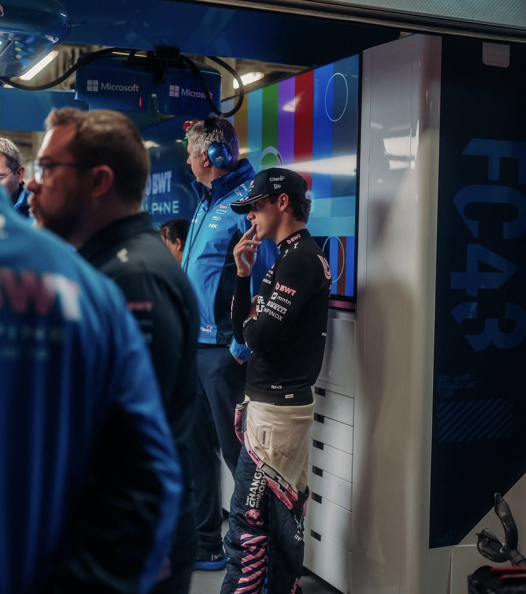 franco knows about the efforts the mechanics put into his car week after week, trying to get the most out of what they have. he understood the “we win together, we lose together” and wears it on his sleeve. good times are coming to those who wait - in the 43 family we trust 💙