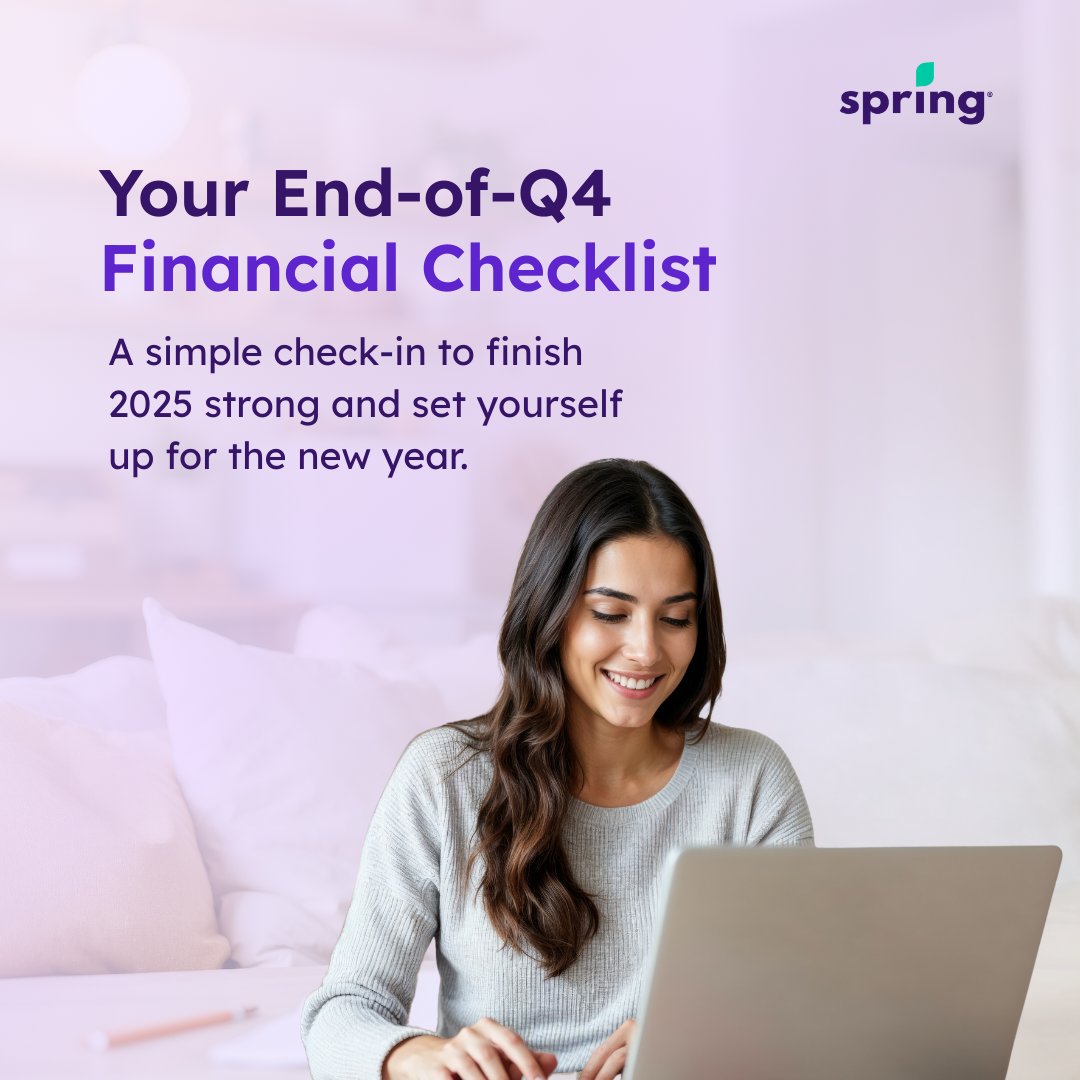 FinancialSpring's tweet image. The end of the year is closer than you think! 🎯
Before the holidays hit, do a quick Q4 financial check-in:
✅ Review 2025 goals
💰 Top up your #TFSA/#RRSP
🧾 Prep for tax season
🌟 Set your 2026 #money vision
What’s your top focus right now? 👇
#FinancialChecklist #Q4