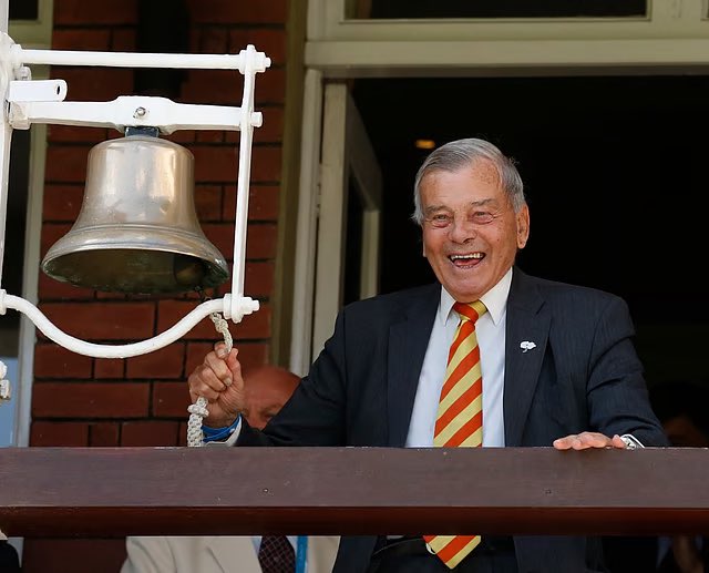 RIP Dickie Bird, 92. 
The greatest and most legendary umpire in cricket history, and a truly wonderful character. He loved the game with a rare all-consuming passion, and the game loved this brilliantly professional, ebullient, emotional and perfectionist Yorkshireman. Sad news.