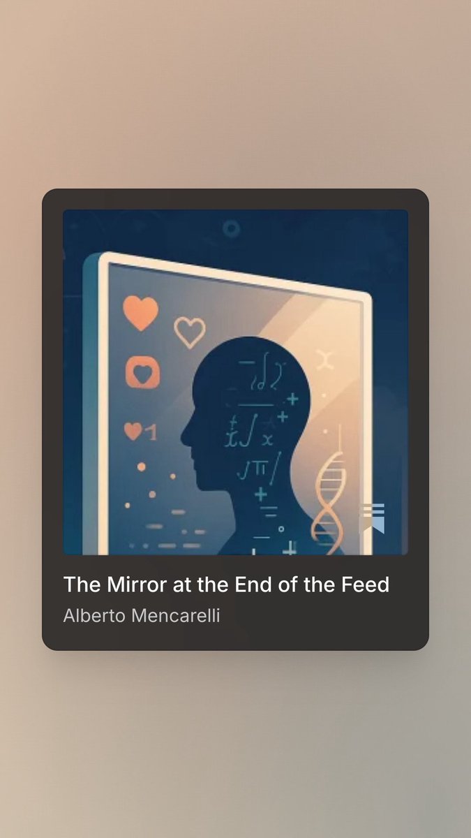 From the map of the web to the mirror of AI. Why we need proportionate, cross-border rules to balance individual consumerism with computational democracy. My latest post on Substack: open.substack.com/pub/albertomen…