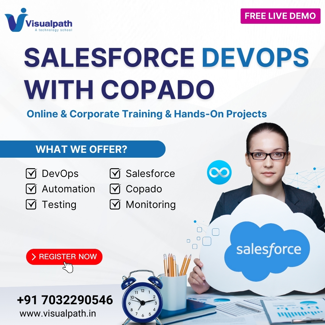 VisualpathPro's tweet image. 🌟 Salesforce DevOps with Copado Training – Free Demo! 🌟
Are you ready to level up your Salesforce & DevOps skills?
💻 Online & Corporate Training Available
📞 Contact: +91 7032290546
🌐 Visit: visualpath.in/online-salesfo…
#salesforcedevops #devopstools #SalesforceTraining #NEW