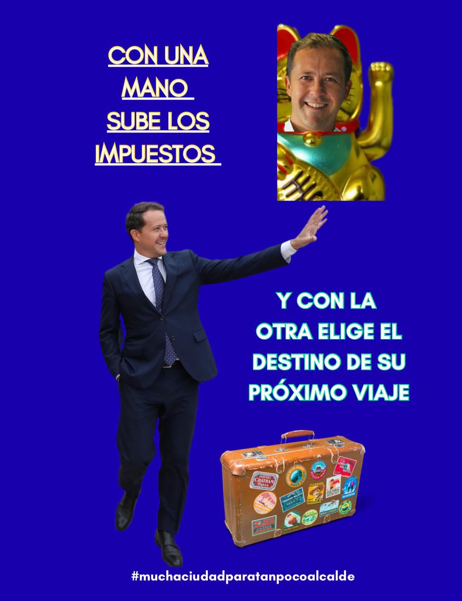 Si una familia se gasta el dinero 💰 reservado a la hipoteca de todo el año en viajes u otras cosas, ¿estaría siendo responsable?

🤦‍♂️Pues eso ha hecho el alcalde de #Toledo con el dinero reservado para pagar las cuotas de la Red de Ciudades Patrimonio, Red de Juderías y otras.