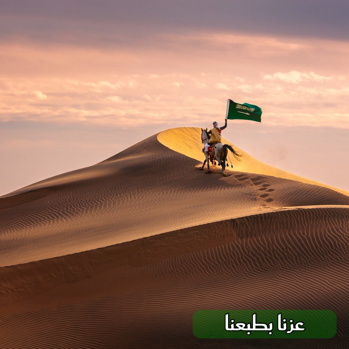 ادام الله ايام وطننا الغالي بكل عز وفخر

 وحفظ الله مولاي خادم الحرمين الشريفين الملك سلمان بن عبدالعزيز وولي عهده الامين الامير محمد بن سلمان 
وشعب المملكة العظيم 

 #اليوم_الوطني_عزنا_بطبعنا