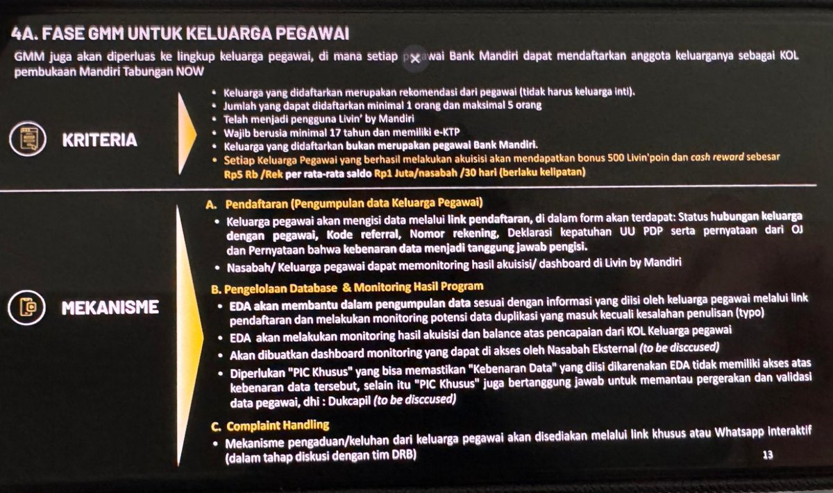 King Purwa (@bospurwa) on Twitter photo Ada apa dengan <a href="/bankmandiri/">bank mandiri</a> ?
Kesian amat para pegawainya. Direksinya pake cara konvensional dengan memerintahkan seluruh pegawainya, masing-masing dipaksa untuk cari nasabah baru, bagaimanapun caranya! 🙄Cc <a href="/KemenkeuRI/">#UangKita</a> <a href="/lps_idic/">LPS RI / IDIC</a> Ada apa dengan <a href="/bankmandiri/">bank mandiri</a> ?
Kesian amat para pegawainya. Direksinya pake cara konvensional dengan memerintahkan seluruh pegawainya, masing-masing dipaksa untuk cari nasabah baru, bagaimanapun caranya! 🙄Cc <a href="/KemenkeuRI/">#UangKita</a> <a href="/lps_idic/">LPS RI / IDIC</a>