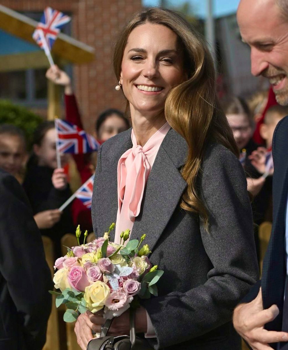 The Princess of Wales today 💐💗