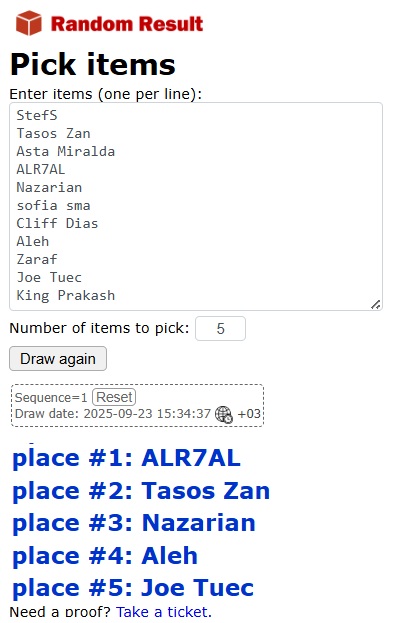 🎁 As always, in keeping fair play, only those who completed all the steps participated! Congrats to the 5 lucky winners:
<a href="/TasosZan/">TasosZan</a> <a href="/aziam19/">Nazarian</a> <a href="/ALR7AL_01/">S ♚</a> <a href="/kademisport/">Aleh</a> <a href="/TueJoe/">Joe Tuec.ENJ👽</a> 
💝 Thank you all, see you in the next giveaway 😉

#NFTdrops #NFTGiveaway #nftpromo #Enjin #NFTCommunity