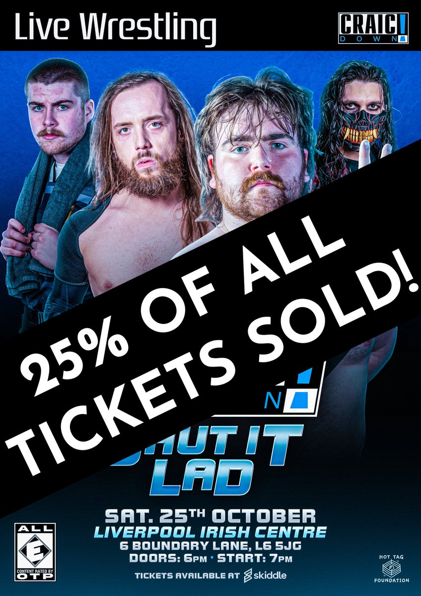 Off The Page (@offthepage_wp) on Twitter photo .<a href="/OffThePage_WP/">Off The Page</a> 🤝 <a href="/MaxBrooker15/">Max Brooker</a>
Now over 25% of all tickets sold for our collaboration show helmed by Max Brooker
Tickets are selling fast for what should be an awesome evening at <a href="/LiverpoolIC/">Liverpool Irish Centre</a> on Saturday 25th October
Get tickets now: skiddle.com/whats-on/Liver… .<a href="/OffThePage_WP/">Off The Page</a> 🤝 <a href="/MaxBrooker15/">Max Brooker</a>
Now over 25% of all tickets sold for our collaboration show helmed by Max Brooker
Tickets are selling fast for what should be an awesome evening at <a href="/LiverpoolIC/">Liverpool Irish Centre</a> on Saturday 25th October
Get tickets now: skiddle.com/whats-on/Liver…