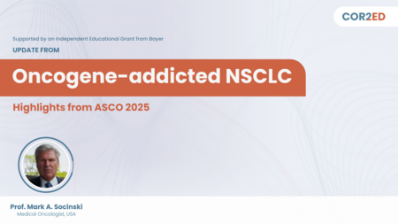 Catch up on the highlights from #ASCO25 with Prof. <a href="/MarkSocinski/">Mark Socinski</a> as he reviews the latest data in oncogene-addicted #NSCLC

Watch on YouTube here:

youtube.com/watch?v=-w8gUk…

#MedEd #OncTwitter #MedicalOncology

Supported by an Independent Educational Grant from Bayer