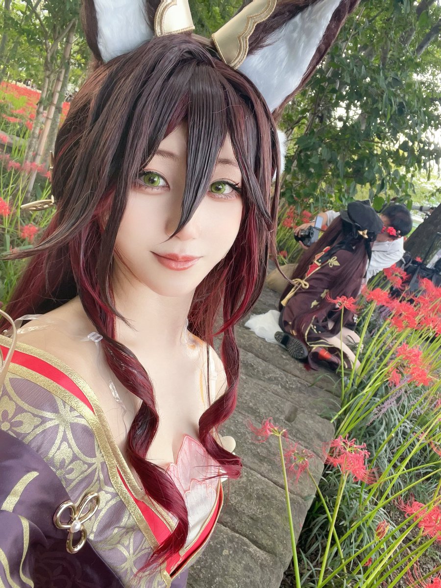 おひさびさびさ❣️ チョー可愛いﾌﾀｵに一緒してもろたロケ撮でした❣️🦊🔥