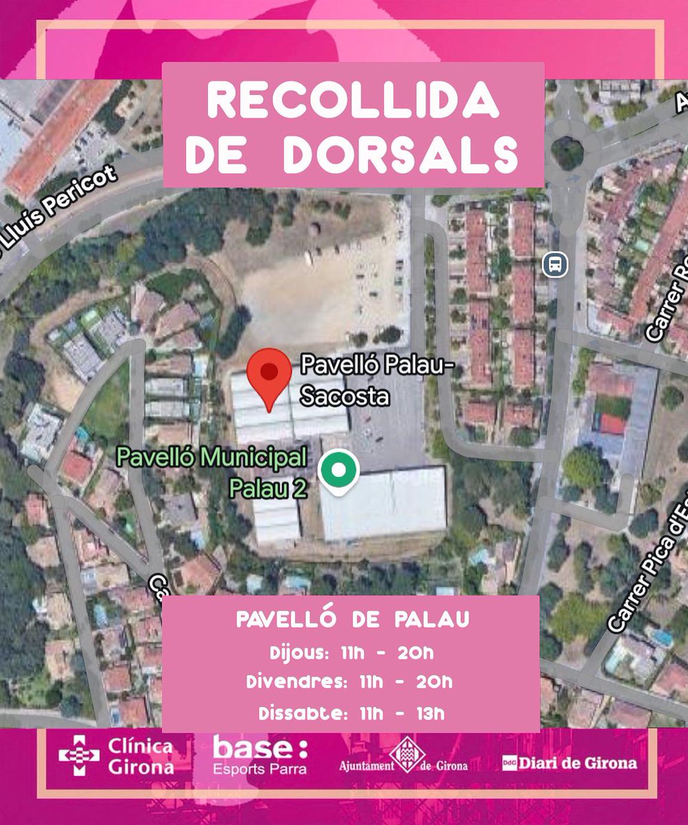 Atenció‼️

Aquest any la recollida de dorsals és al Pavelló de Palau 

#cursadeladonagirona #cursadeladonagirona2025 #gironacorre #sheruns #gironarunning #gironarunnerslife
#CursaDeLaDonaGirona💜 
#Finisher #Girona
 #Hemcrescutjuntes