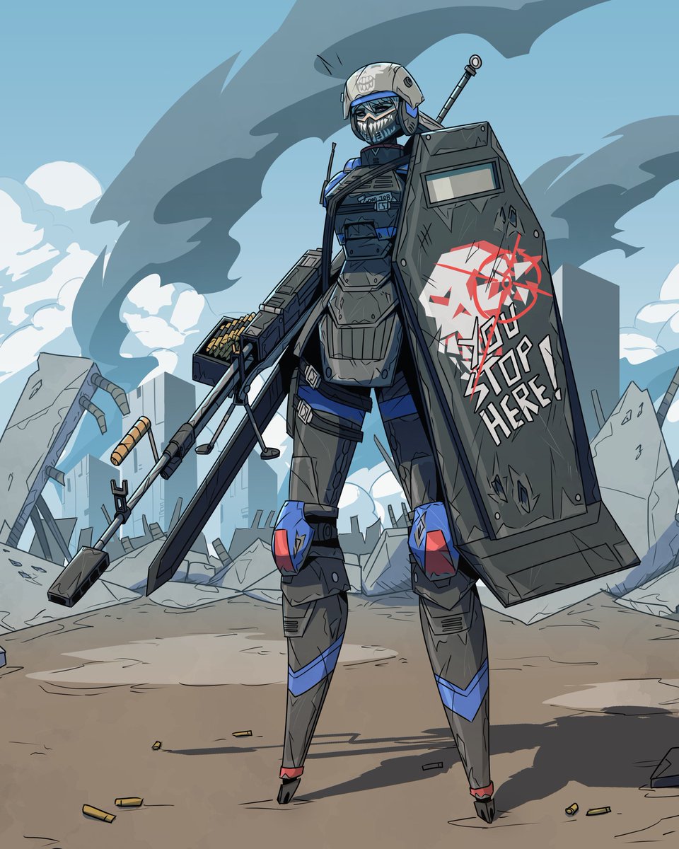 armynblaster's tweet image. APIR Unit Commission for &quot;Sledge&quot; on Discord

#SIGNALIS #SIGNALISOC