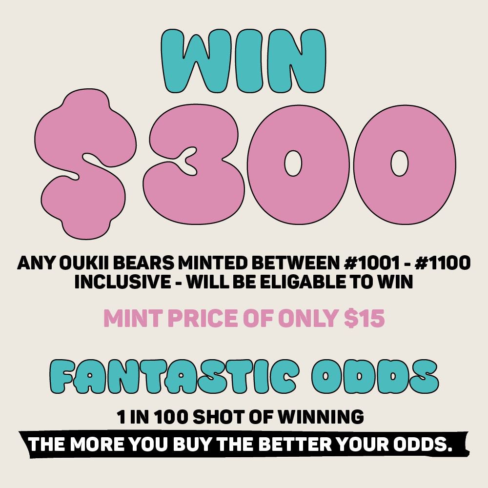 🎉MINT COMPETITION🎉

💠PRIZE $300 USD
💠MINTS 1001 - 1100 (inclusive)
💠MINT Price $15
💠Each mint = 1 entry

100 spots available, mint figure taken from ME not LMNFT

41 spots left. 🔥🔥🔥🔥
launchmynft.io/sol/14318