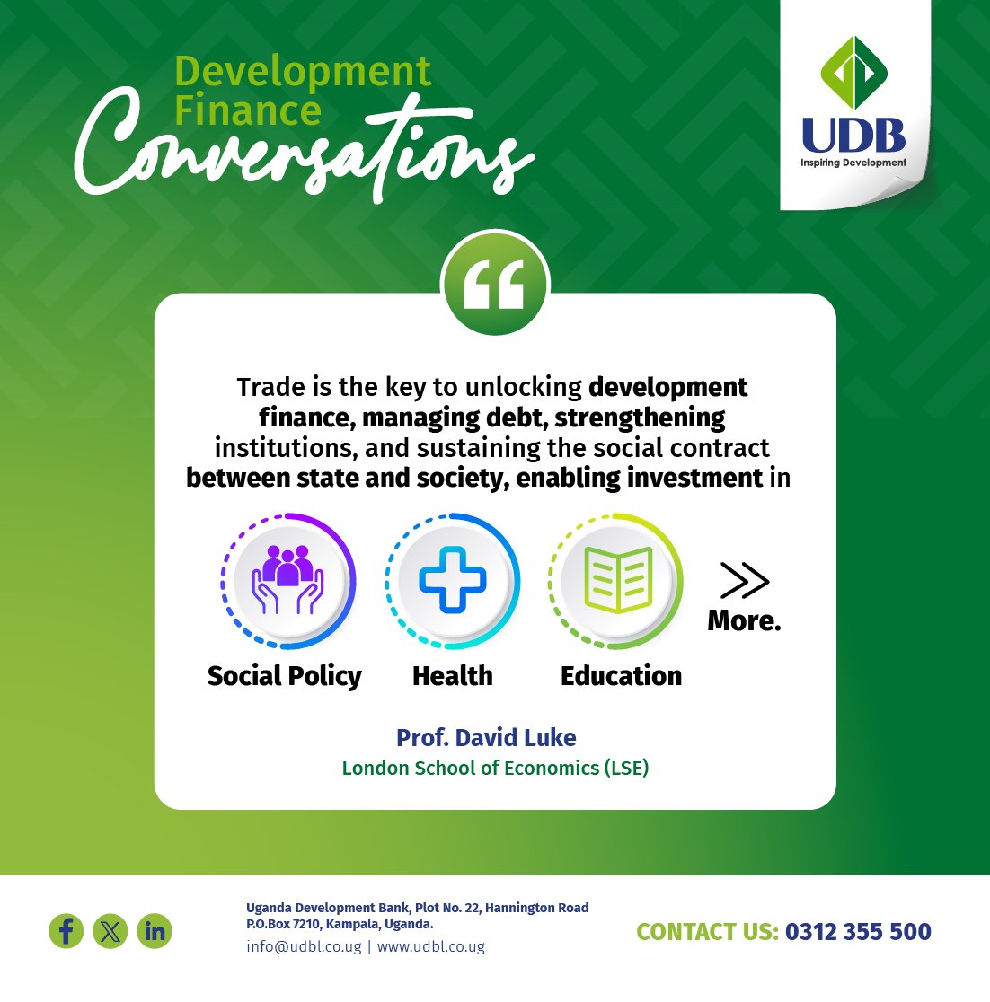 Uganda Development Bank Ltd tweet media