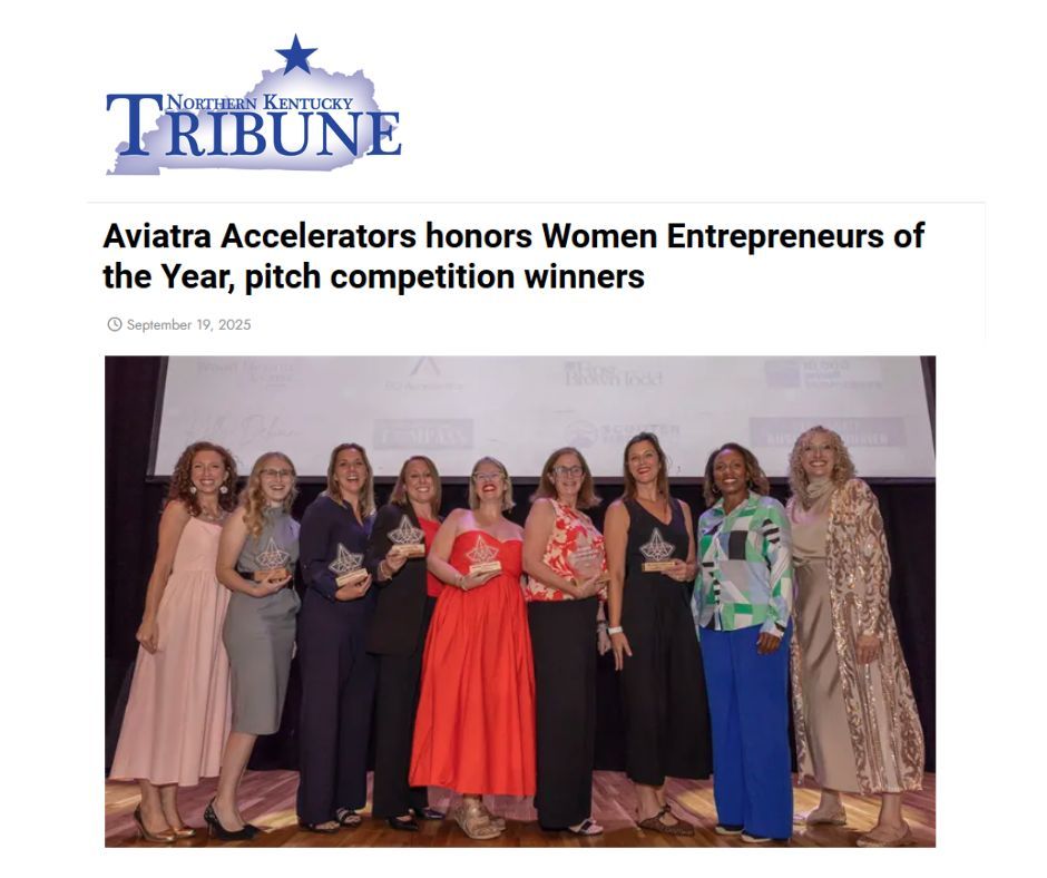 "Aviatra Accelerators held its annual Flight Night and Women Entrepreneur of the Year awards earlier this month at the 20th Century Theater in Oakley..." -@NKYTrib

Read the Full Article:
buff.ly/VuqCdiK