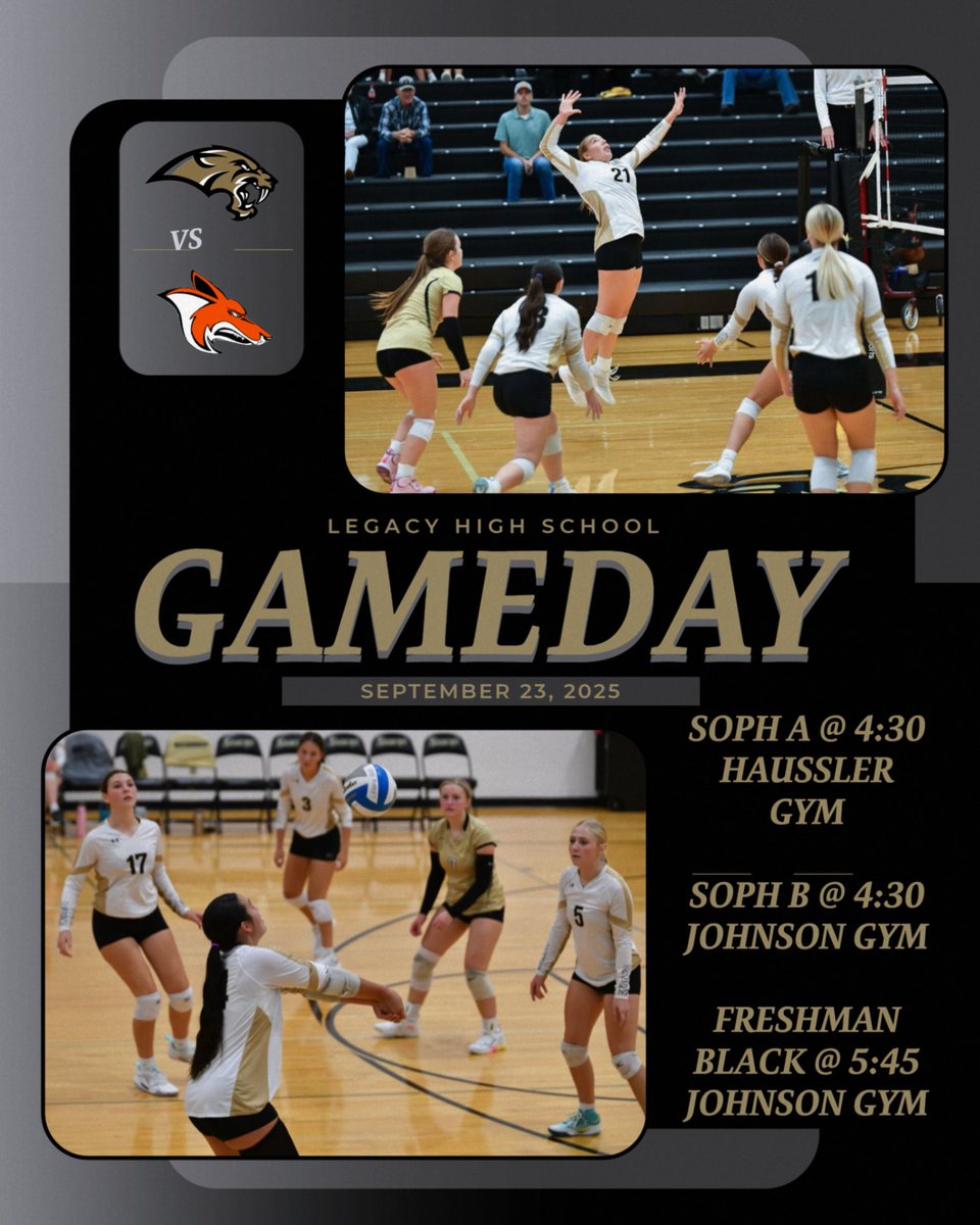 It’s a Sabers home-court takeover! Sophomore teams and Freshmen Black battle Williston — let’s bring the energy and rock it at Legacy!