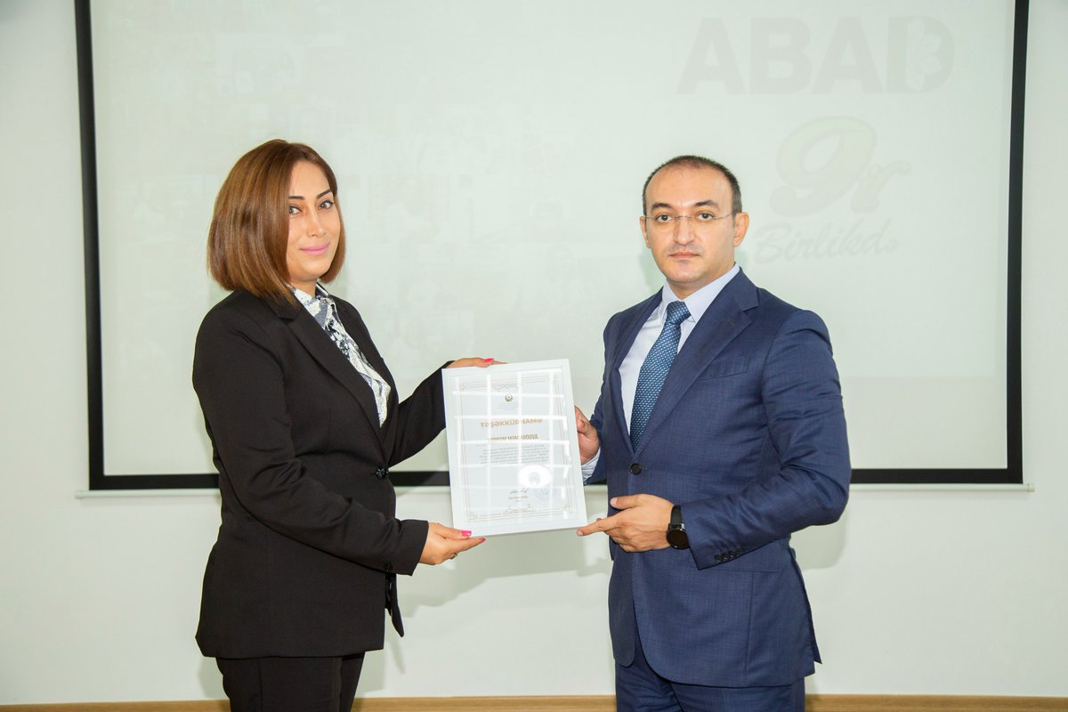 "ABAD" publik hüquqi şəxsin yaradılmasının doqquzuncu ildönümü ilə əlaqədar keçirilən tədbirdə iştirak etdik.

Ətraflı: vxsida.gov.az/az/article/2456