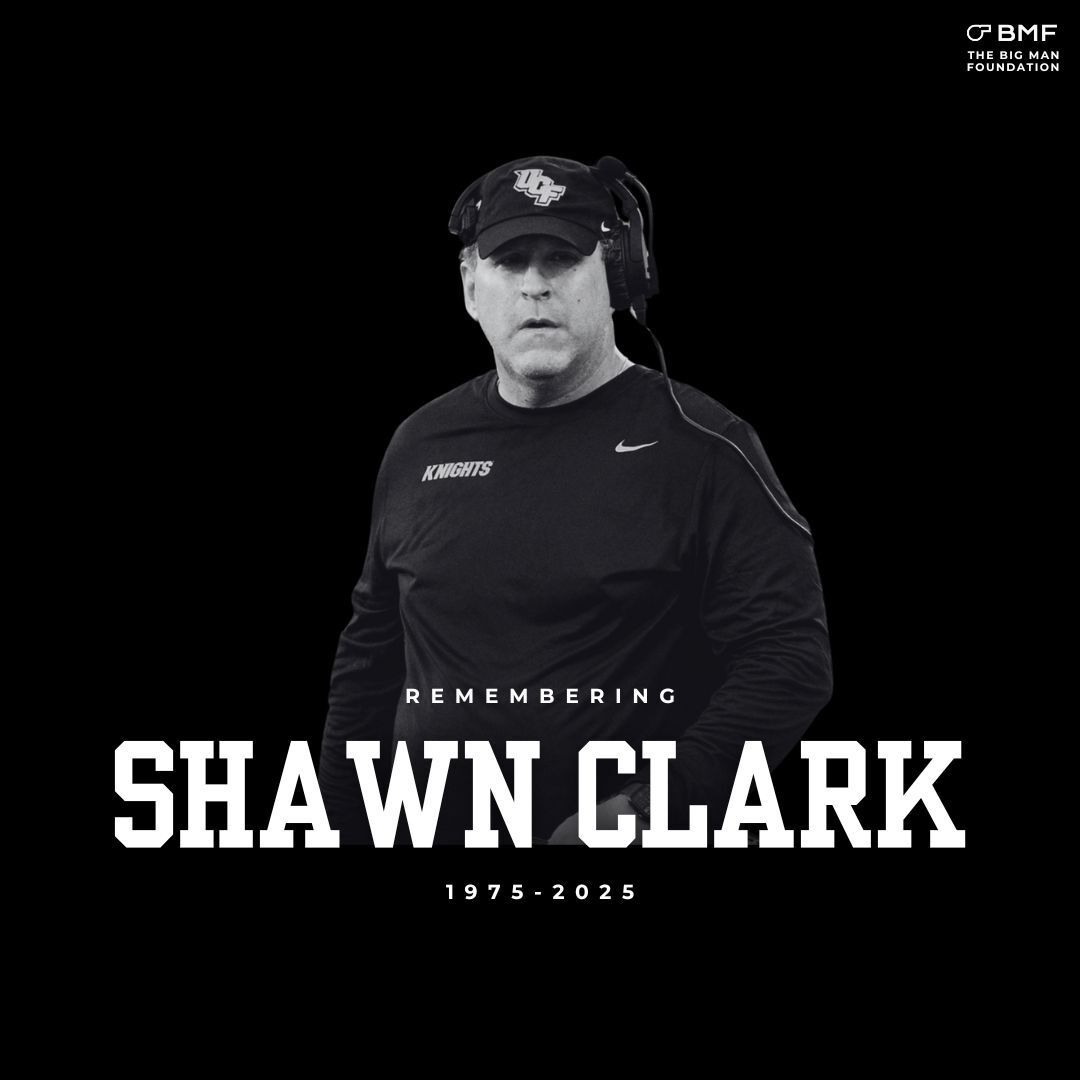BMF │ The Big Man Foundation (@thebigmanfound) on Twitter photo Our hearts are heavy with the news of UCF OL Coach Shawn Clark’s passing. The countless tributes from players and coaches show the incredible impact he made on the game and on lives. 🖤
We’re praying for his family, team, and loved ones, and will be working to support them in Our hearts are heavy with the news of UCF OL Coach Shawn Clark’s passing. The countless tributes from players and coaches show the incredible impact he made on the game and on lives. 🖤
We’re praying for his family, team, and loved ones, and will be working to support them in