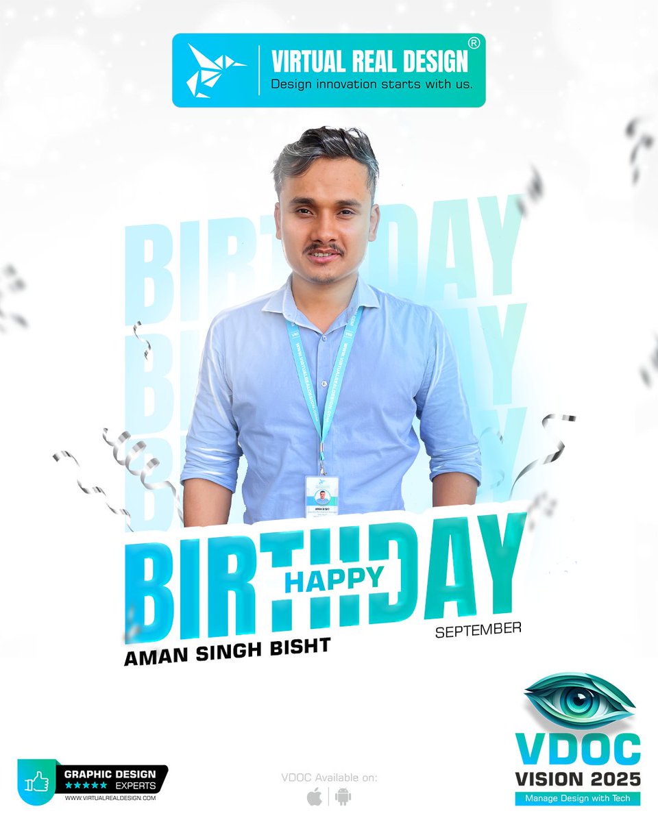 VRD40's tweet image. Wishing a very Happy Birthday to 𝗔𝗺𝗮𝗻 𝗦𝗶𝗻𝗴𝗵 𝗕𝗶𝘀𝗵𝘁.

𝘿𝙈 𝙛𝙤𝙧 𝙌𝙪𝙚𝙧𝙞𝙚𝙨
𝙒𝙚𝙗𝙨𝙞𝙩𝙚: virtualrealdesign.com

#VirtualRealDesign #HappyBirthday #CelebratingPeople #WorkCulture #vrdcelebrations #celebrate #Enjoy