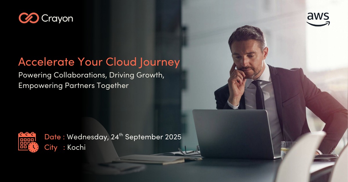 AbhijeetKly's tweet image. @CrayonIT 
Join us for an exclusive Partner Roundtable with AWS and Crayon as we help businesses get the most out of the cloud whether it be to Migrate, modernize and cost optimize.

#Partnerroundtable #Partnership #Collaboration #GTM