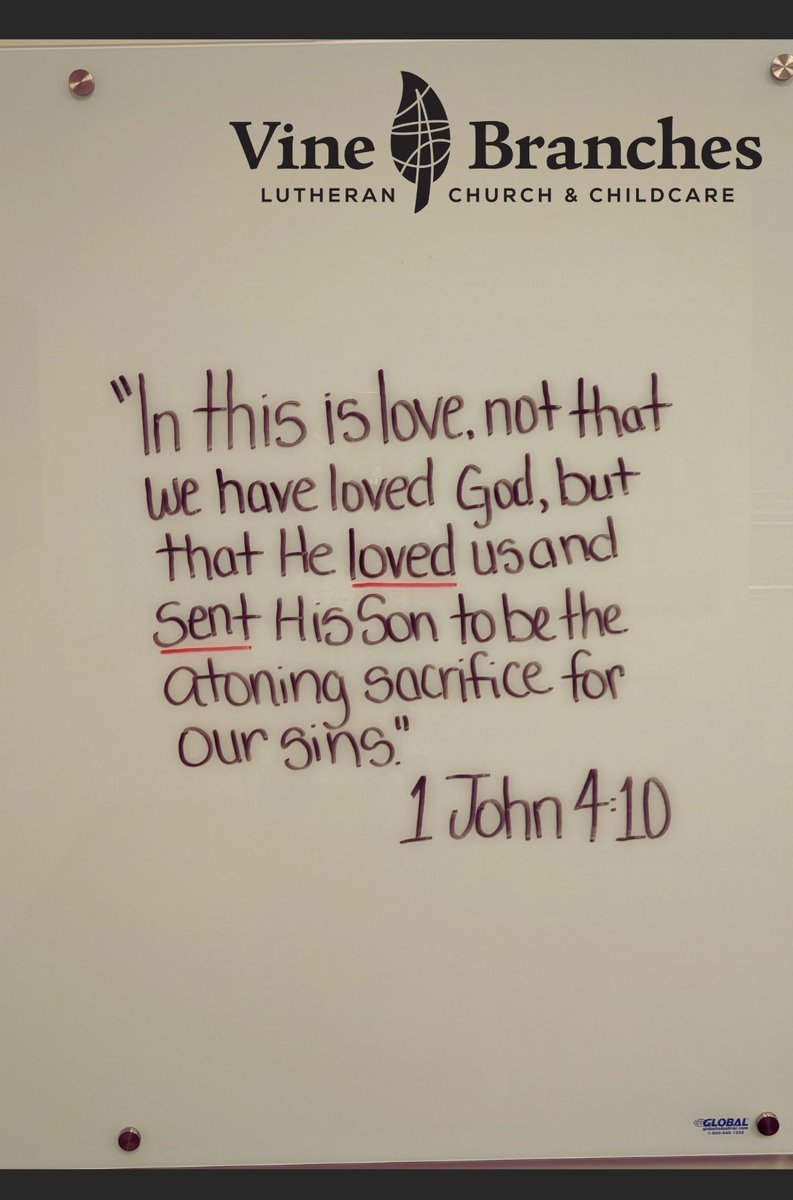Vine_BranchesLC's tweet image. Verse of the week
1 John 4:10
Please join us at Vine &amp;amp; Branches this Sunday for an introduction to our fall Grow Group Study of &quot;Loved and Sent: How Two Words Define Who You Are and Why You Matter&quot; by Jeff Cloeter
Services at 8:30AM (traditional worship) &amp;amp; 10:30AM
#vablc #LCMS