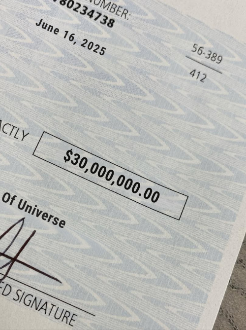 $30 Million checks are manifesting in your life.

Drop "333" to claim it!!!