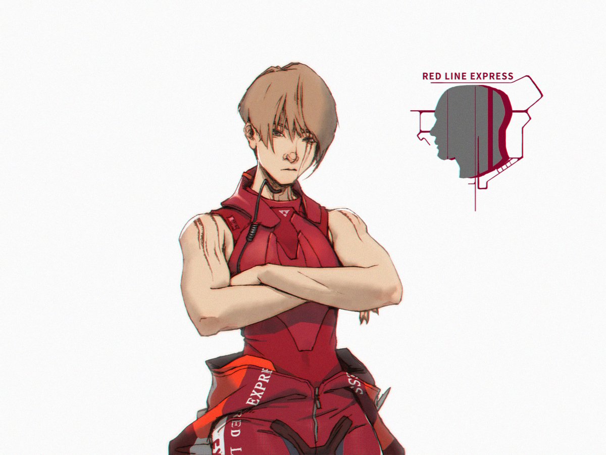 MashKyrie320592's tweet image. Red Line Racer 01 #Digital2D #ConceptArt #GameArt
#CharacterDesign