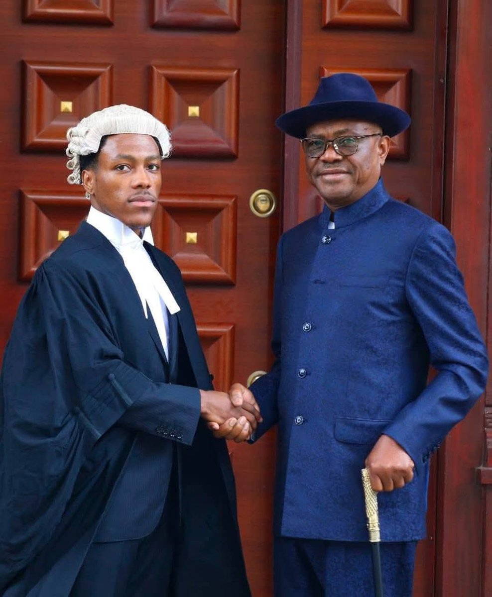 gpflow's tweet image. Congratulations To My Small Friend, Barrister Jordan Nyesom Wike On Your Induction Into The Bar.

May You Deploy Your Legal Prowess To Defend Human Rights, Justice, The Rule Of Law And Honour The Cause Of Our Democracy...Amen!