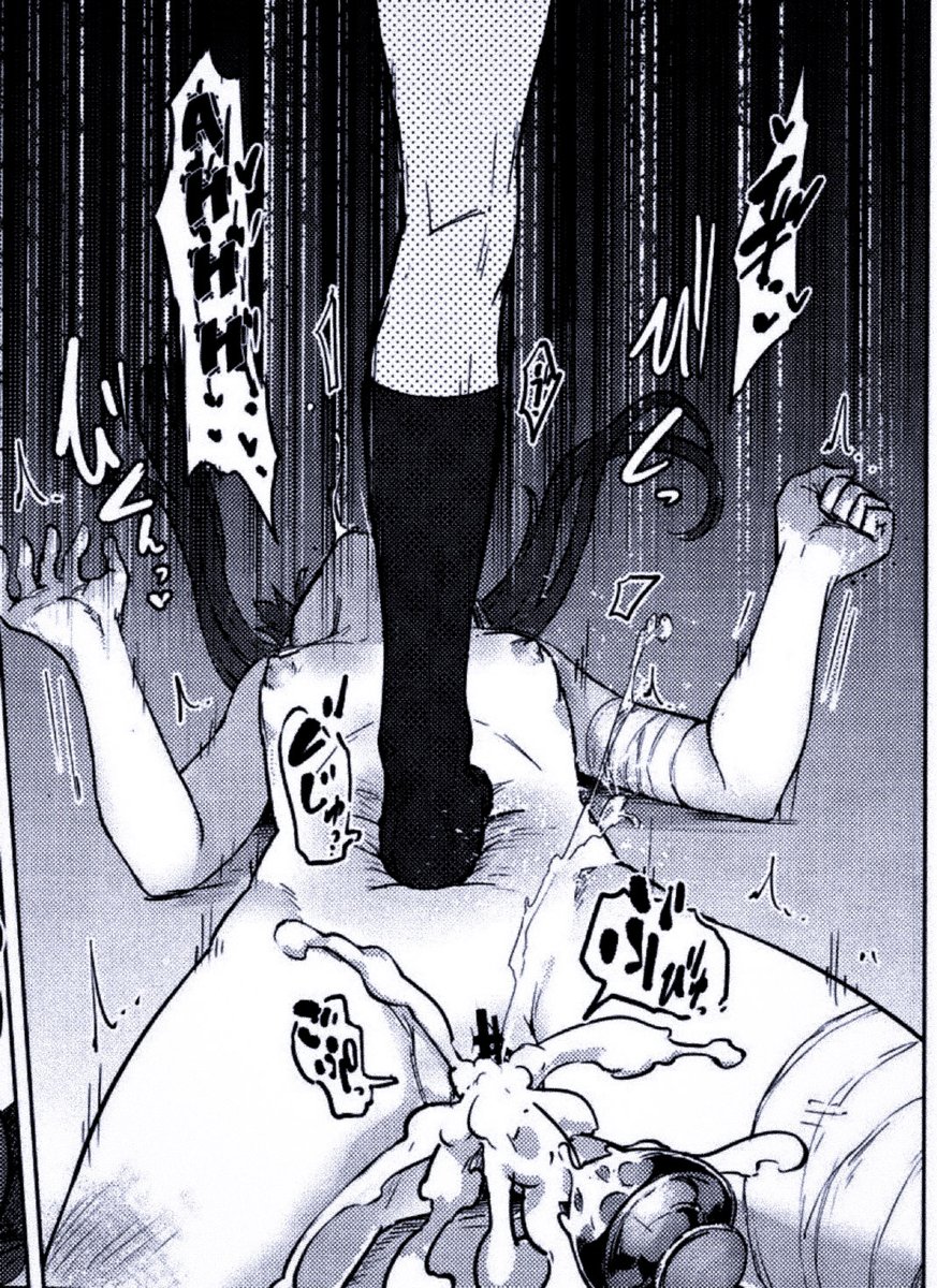 The worst you could have said to Ellis after nearly 9 rounds of ruthlessly primal breeding is that you are full...

Now you have to endure him squeeze each drop of his cum out of you by straight up stomping on that bloated up belly of yours leaving his footprint on your stomach.