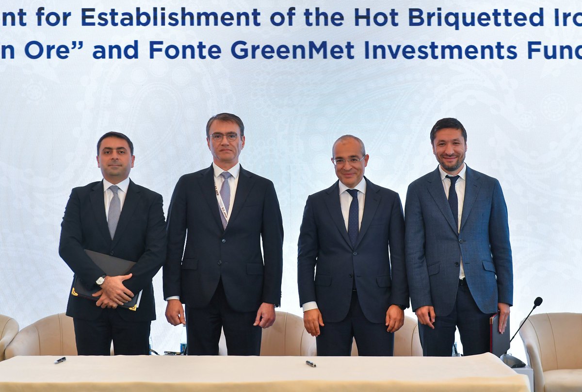 "AIIF 2025” çərçivəsində saziş imzalandı: Azərbaycan və Qazaxıstan şirkətləri dəmir istehsalı üzrə əməkdaşlıq edəcək.

Ətraflı məlumat üçün: short-url.org/1fMPW
