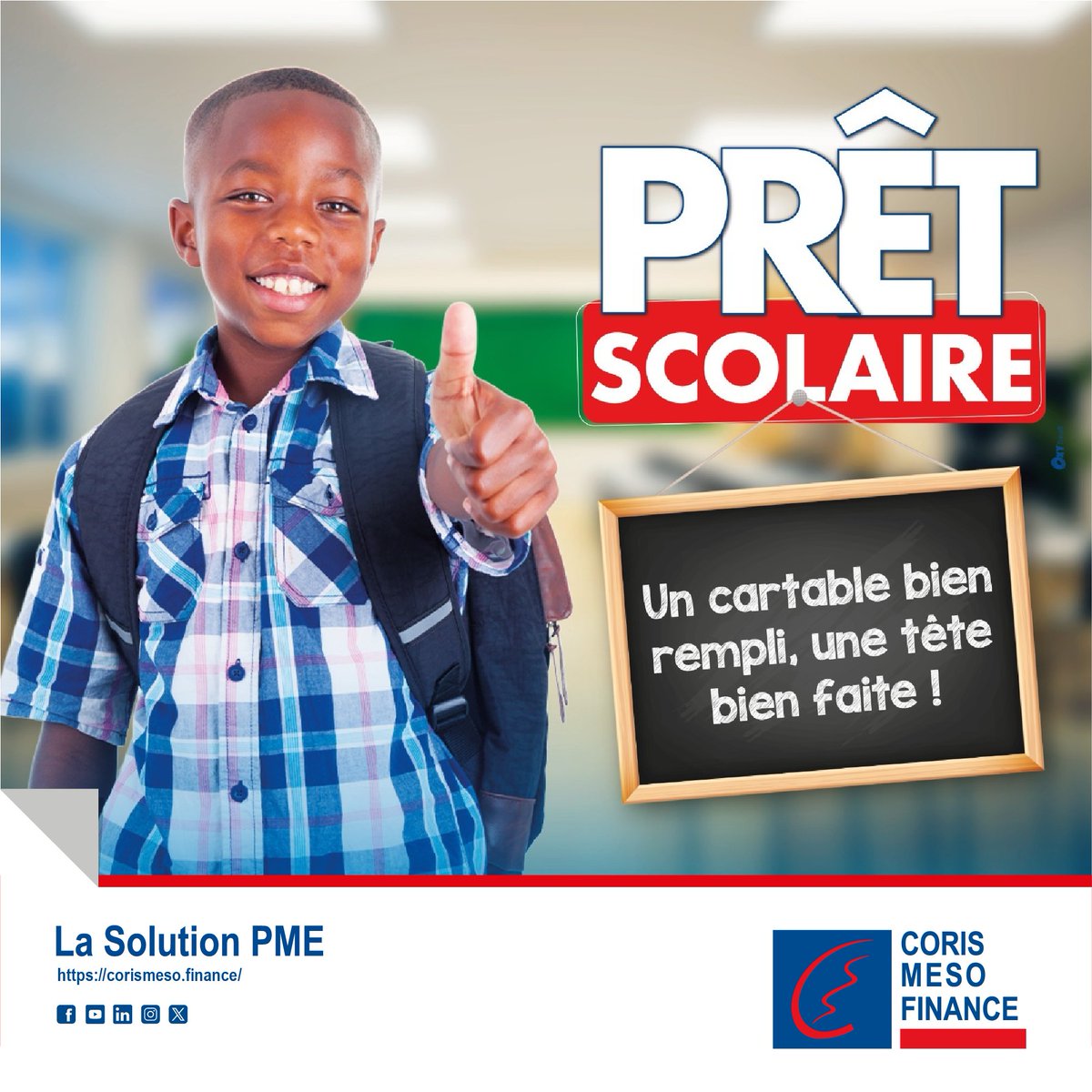 CMF226's tweet photo. L'équipement scolaire est la première étape pour une rentrée réussie.
Ne sous-estimez pas le pouvoir d'un bon manuel et de fournitures de qualité.
Mettez vos enfants dans les meilleures conditions pour réussir cette nouvelle année scolaire.
Notre Presco-PME est disponible jusqu'au 31 octobre 2025.
👉 Rendez-vous dans nos agences.
#CMF #LaSolutionPME #PrêtScolaire #RentréeScolaire2025