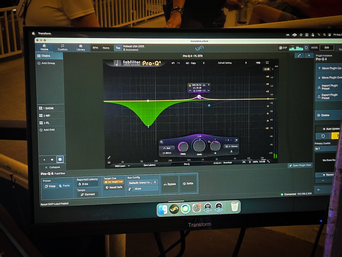 fourieraudio's tweet photo. Outlaw Gentlemen and Danish rock royalty, Volbeat, out smashing it with transform.engine.

Read in full on the fourier audio website: https://t.co/rjN25aBtQm

#TransformTuesday #liveplugins #LiveSound https://t.co/Yyx0hY0Jfk