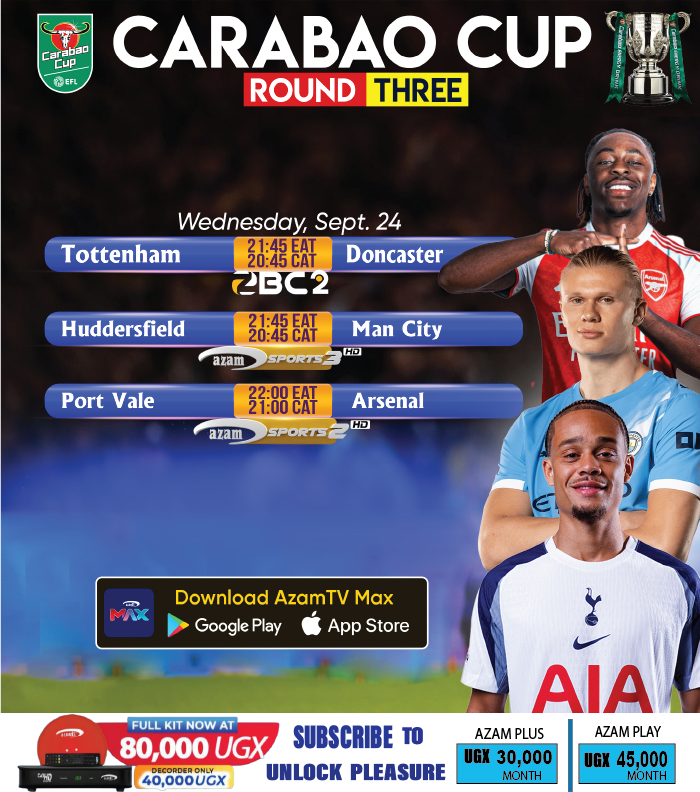 Azamtv_ug's tweet image. "Bigger and better, for less!"
Only on #Azam_Sports HD Channels 
@Carabao_Cup #Sportsupdates #Followyourstars #Azam max app web.azamtvmax.com