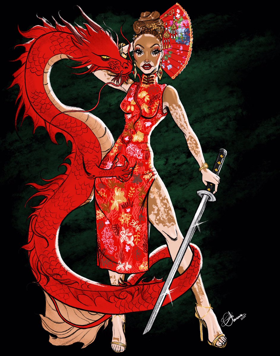 oderatheartist's tweet image. Fine China Winnie x Hong Kong 🌸🥡🍮

#winnieharlow #beautiful #woman #fanart #fashiondesign #fashionillustration #hautecouture #art #style #celebrity #sketch #painting #fashion #artiste #lightning #study