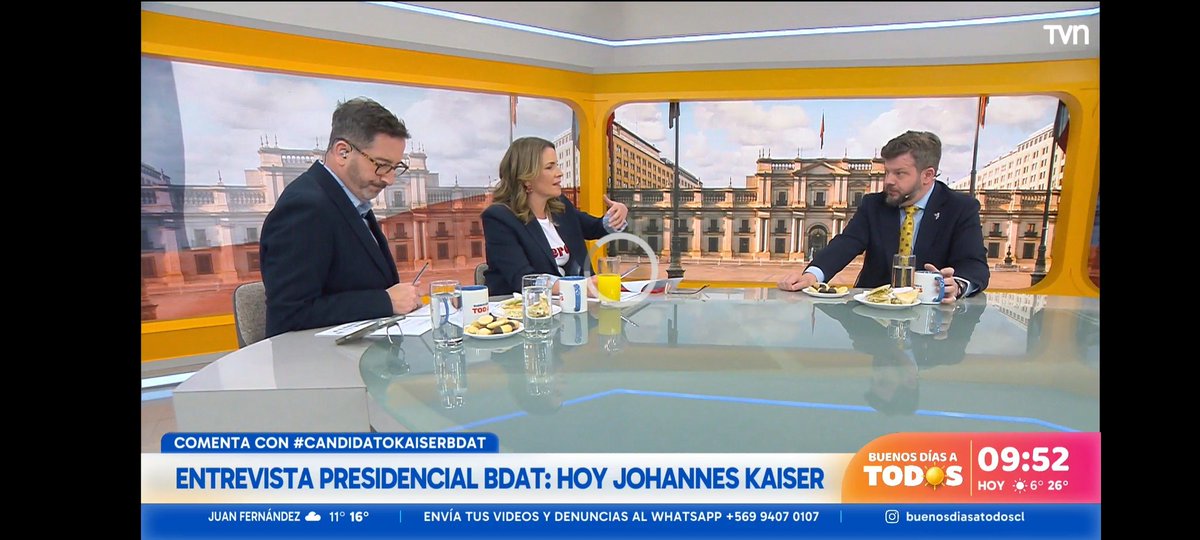 Ahora el futuro presidente de Chile <a href="/Jou_Kaiser/">Johannes Kaiser. Diputado por el distrito 10</a> en vivo por <a href="/TVN/">TVN</a> #KaiserPresidenteDeChile #KaiserMejorPrograma #KaiserPresidente #KaiserEsVerdad #kaiser #KaiserEsDeVerdad