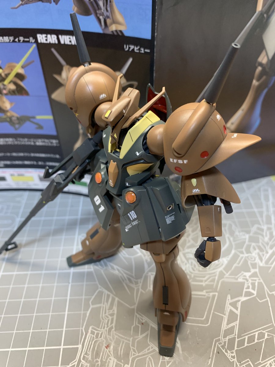 hgucガブスレイ完成。首の延長と追加筋彫り、少しのデティールアップパーツだけですが、いいプロポーションの良きキット。また作りたいので再販はよ。
#ガンプラ再販 
#ガンプラ好きな人たちと繋がりたい 
#ガンプラ改造