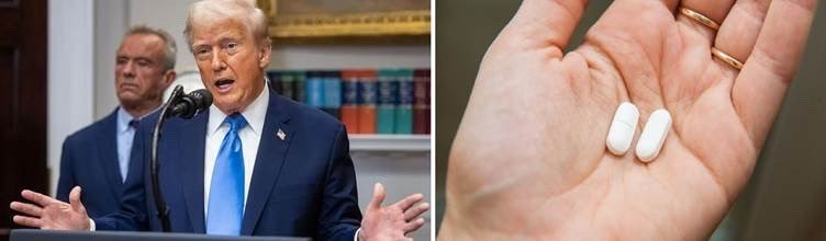 Donald Trump claims that Tylenol (paracetamol) is “no good” and causes autism in newborn children – ironically giving the American people another big headache