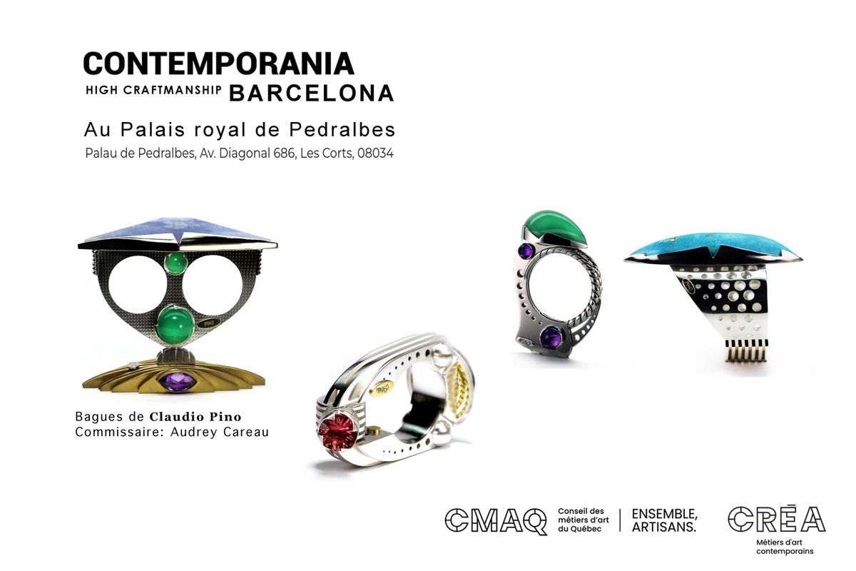 Design_CPino's tweet image. An immense honor to have been selected for the CONTEMPORANIA International Biennale 2025 at the Royal Palace of Pedralbes in Barcelona. #Biennale #Art #Barcelona