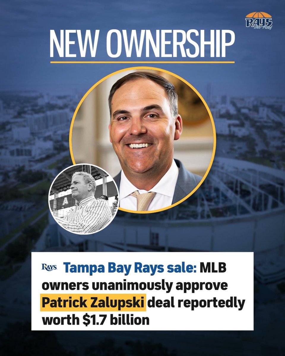 RaysTheRoofTB's tweet image. The dawn of a new era in Tampa Bay

#RaysUp