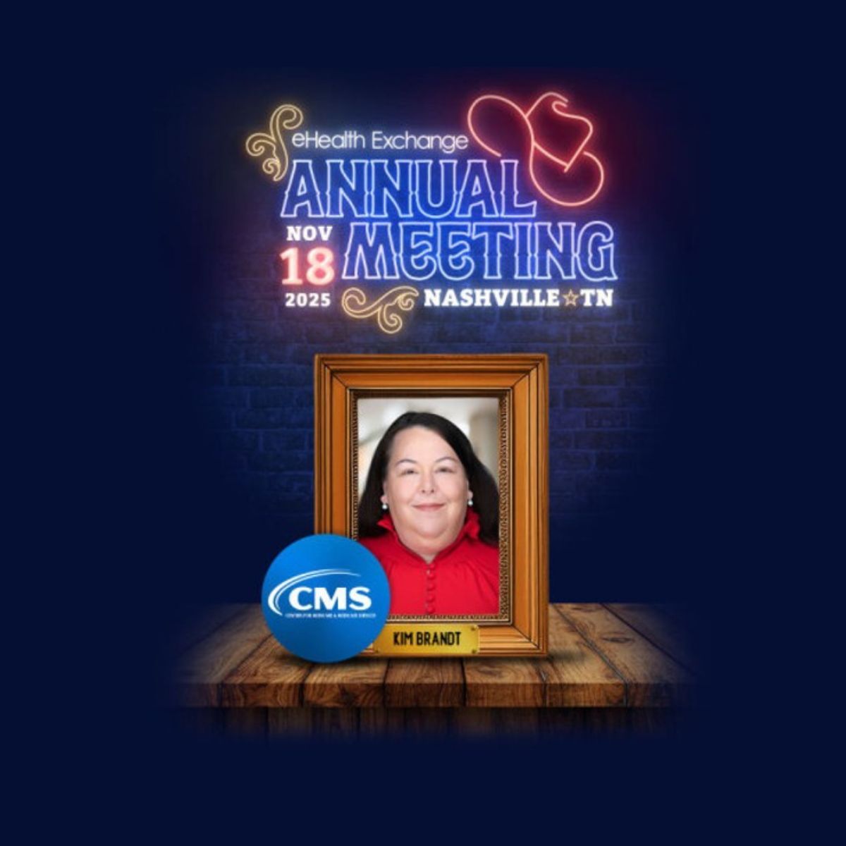 Just announced: CMS Deputy Administrator Kim Brandt will keynote the #eHealthExchange Annual Meeting on Nov. 18 in Nashville. Don't miss her insights on the Health Tech Ecosystem, interoperability and AI in healthcare. 

Register now ➡️ ehealthexchange.org/2025-annual-me… 

#eHx2025 <a href="/CMSGov/">CMSGov</a>