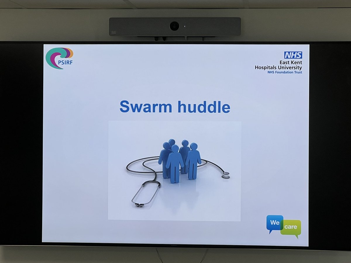 HowdonC's tweet image. Patient Safety SWARM session with excellent input from our staff striving to keep our patients safe