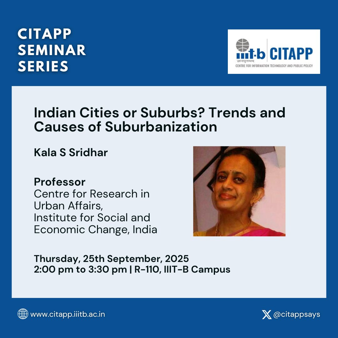 Centre for IT and Public Policy, IIIT-B tweet media