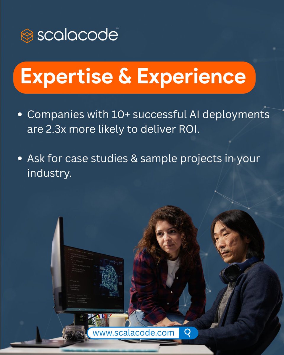 scala_code's tweet image. Choosing the right #AIAgent partner = digital success or failure.

We break down 3 must-know factors (with stats) to help you choose smarter. 

👉 Read more: scalacode.com/blog/top-ai-ag…

#ArtificialIntelligence #FutureOfWork #DigitalInnovation #Scalacode