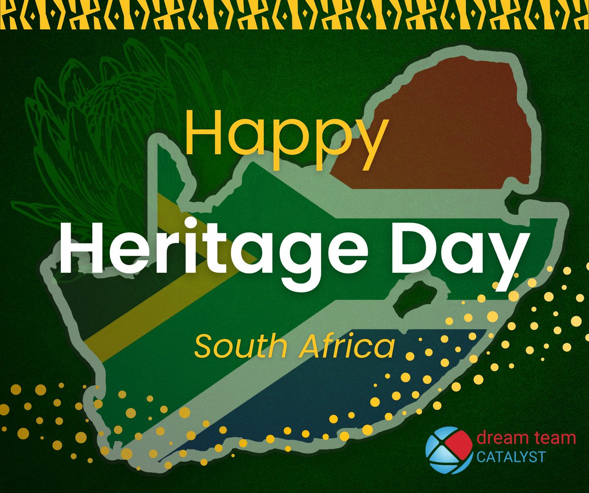TeamBuilding_SA's tweet image. 🇿🇦 Happy #HeritageDay! 

Today we celebrate the traditions, cultures &amp;amp; stories that make SA unique. Just like great teams, our diversity is our strength. Here’s to unity, connection &amp;amp; building a brighter future together. 

🌟 #DreamTeamCatalyst #UnityInDiversity
