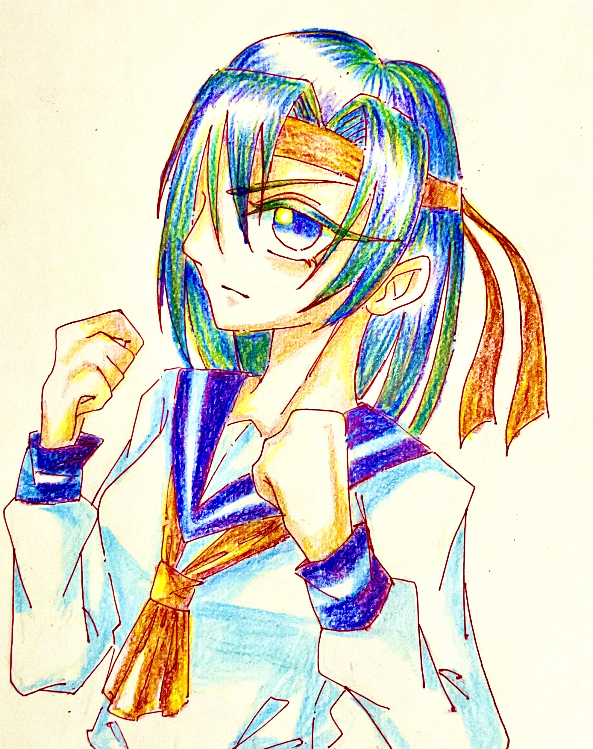こ*ゃ様 オリジナル手描きアナログイラスト 37 こ*ゃ様 オリジナル手描きアナログイラスト 37 - メルカリ