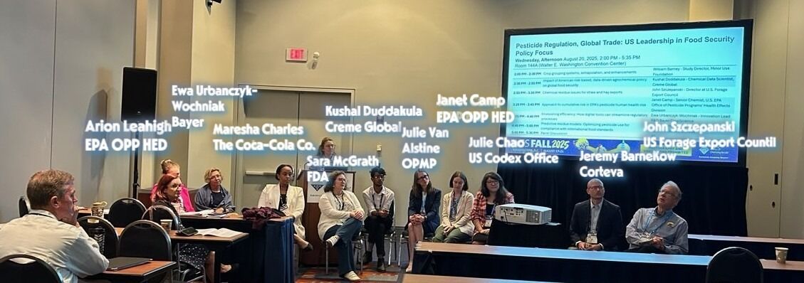 MinorUseFndn's tweet image. Bill Barney, Study Director at the #MinorUseFoundation, participated as a speaker at the American Chemical Society (@AmerChemSociety) US Leadership in #PesticidePolicy &amp;amp; Data Symposium, held on August 19–20, 2025, at the Walter E. Washington Convention Center, Washington DC.