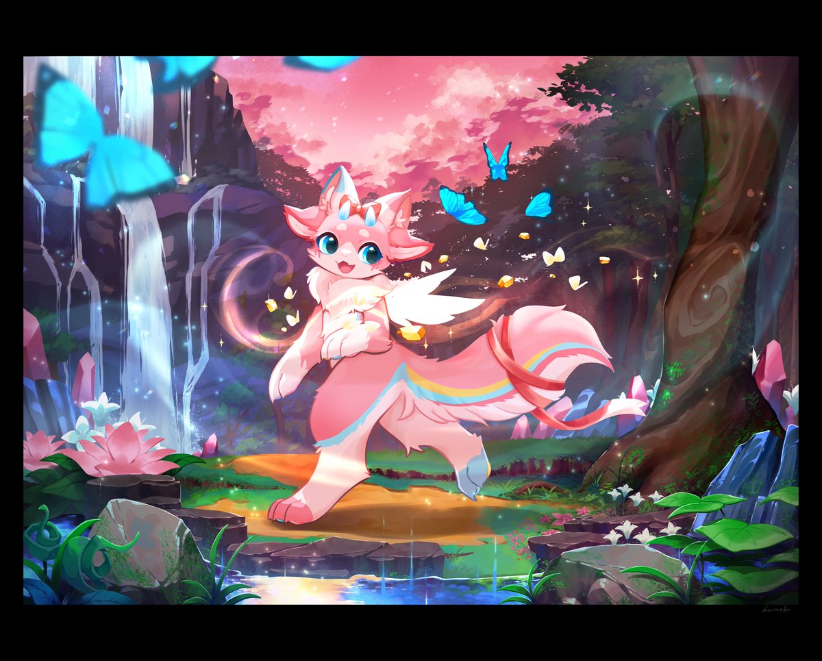 森で会いたいな🩵

✏️：<a href="/high_high_C/">haineko/nemesiap</a>