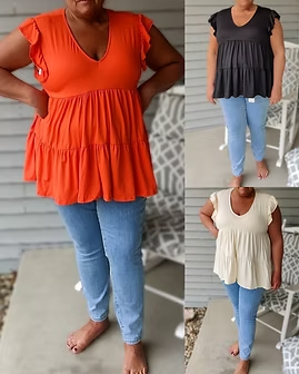 GoodClothesDay's tweet photo. Dive into stylish and comfortable plus size fashion that celebrates YOU! At Good Clothes Day Boutique, we offer the cutest styles for us GenX curvy girls!  💖 Tap here to browse the CurvyPlus collection today: https://t.co/4Z3uIks2fG

#PlusSizeFashion #casualstyle #comfyclothes https://t.co/gY6c9PvLAZ