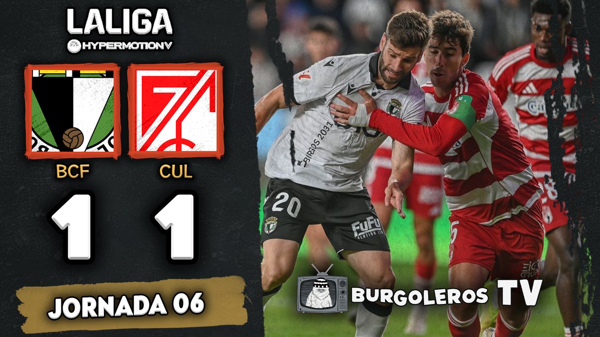 ⚔ Puntito de garra, pero insípido del <a href="/Burgos_CF/">Burgos Club de Fútbol</a> en El Plantío frente al <a href="/GranadaCF/">Granada CF ❤️⚪️</a>.

Aquí las claves 👇🏻
youtu.be/Gi2K4LpNOis
youtu.be/Gi2K4LpNOis
youtu.be/Gi2K4LpNOis

#BurgosCFGranada