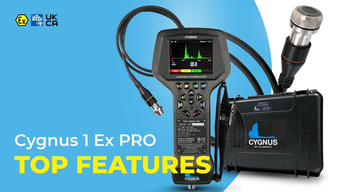 CygnusNDTgauges's tweet image. Check out the top features of the Cygnus 1 Ex PRO... eu1.hubs.ly/H0mWJWB0

#ATEX #ExProof #HazardousArea #SafetyEquipment #IntrinsicallySafe #SafetyFirst #OilAndGas #Chemical